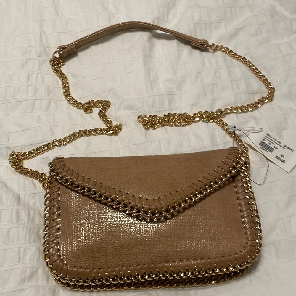 Chain Trim Crossbody Bag